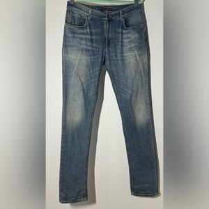 Nudie Jeans Men's Straight-Leg Denim - Blue